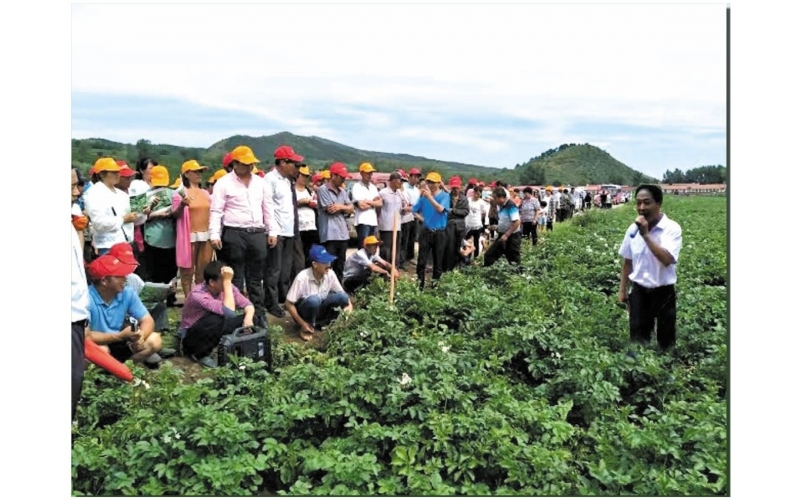 長磊農業科技開發有限公司基地觀摩定貨